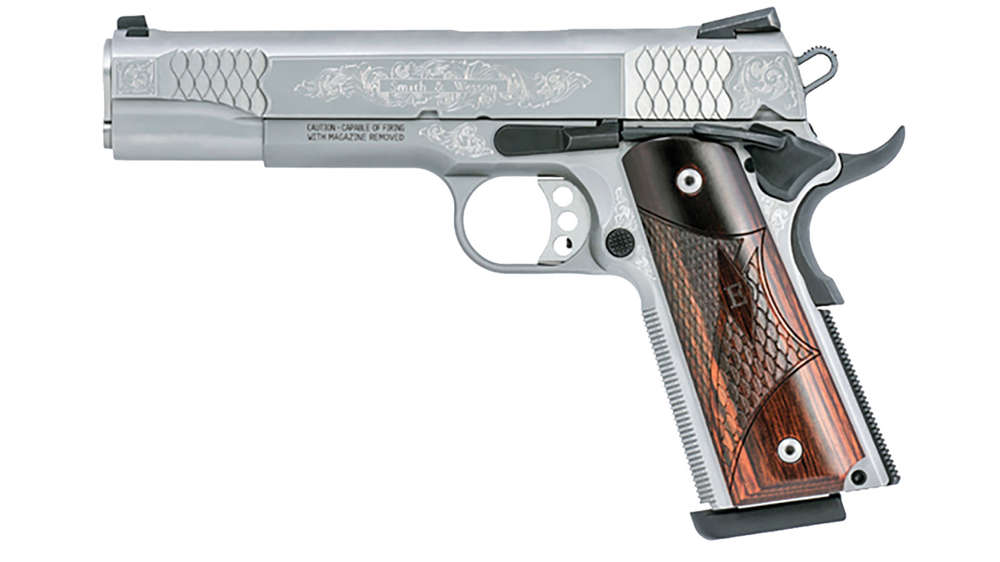 Handguns Smith&Wesson Engraved 1911 45ACP S&W 1911 45ACP 5" STS 8RD FS ENGRVD